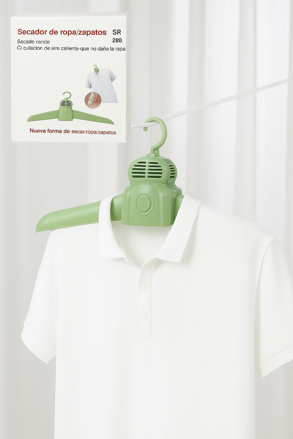 Miniatura 2 de SECADOR PORTATIL DE ROPA Y CALZADO